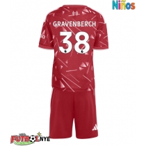 Camiseta Liverpool Ryan Gravenberch #38 Primera Equipación para niños 2026-27 manga corta (+ pantalones cortos)